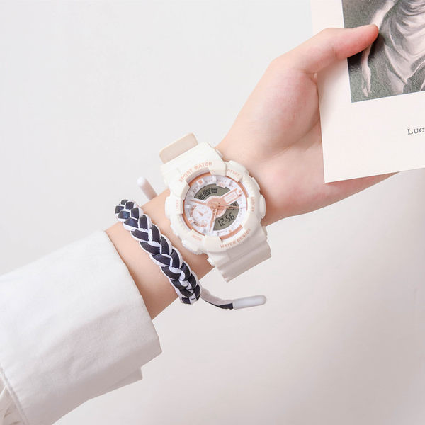 Bērnu elektroniskais pulkstenis zēniem un meitenēm ar lielu ciparnīcu