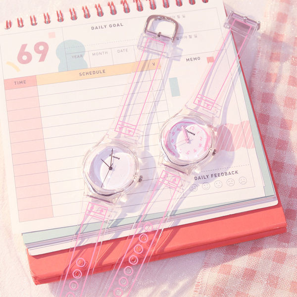 Bērnu pulkstenis ar apaļu formu un silikona siksniņu