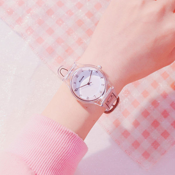 Bērnu pulkstenis ar apaļu formu un silikona siksniņu