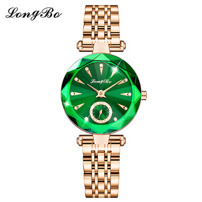 Μοντέρνο στρογγυλό ρολόι με πέτρες