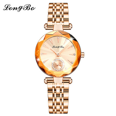 Μοντέρνο στρογγυλό ρολόι με πέτρες