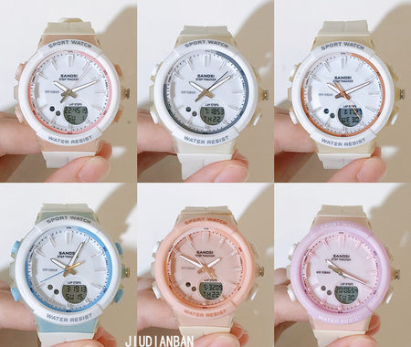 Veekindel ümmarguse kujuga elektrooniline käekell