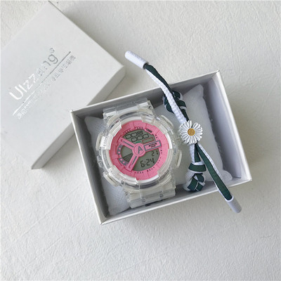 Ηλεκτρονικό γυναικείο ρολόι με λουράκι σιλικόνης