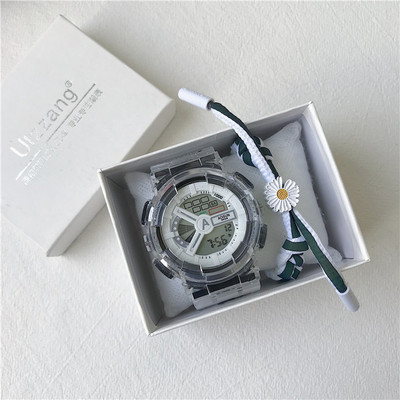 Ηλεκτρονικό γυναικείο ρολόι με λουράκι σιλικόνης