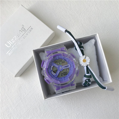 Ηλεκτρονικό γυναικείο ρολόι με λουράκι σιλικόνης
