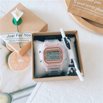 Γυναικείο ηλεκτρονικό ρολόι με φωτιζόμενο καντράν