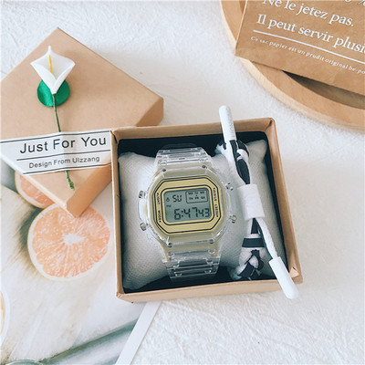 Γυναικείο ηλεκτρονικό ρολόι με φωτιζόμενο καντράν