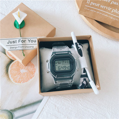 Γυναικείο ηλεκτρονικό ρολόι με φωτιζόμενο καντράν