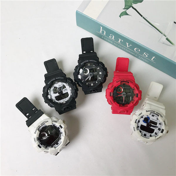 Igapäevane silikoonrihmaga naiste käekell