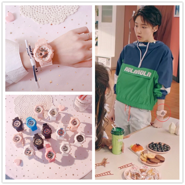 Γυναικείο φωτεινό ηλεκτρονικό ρολόι με στρογγυλό σχήμα