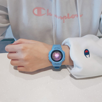 Γυναικείο ηλεκτρονικό ρολόι με σιλικόνης