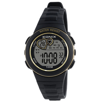 Vaikiškas elektroninis laikrodis su užrašu ir silikonine apyranke