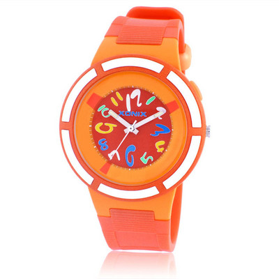 Silikoonrihmadega veekindel käekell lastele