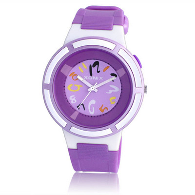 Silikoonrihmadega veekindel käekell lastele