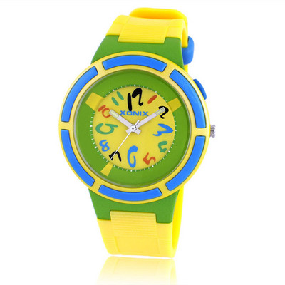 Silikoonrihmadega veekindel käekell lastele