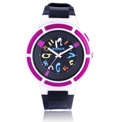 Silikoonrihmadega veekindel käekell lastele