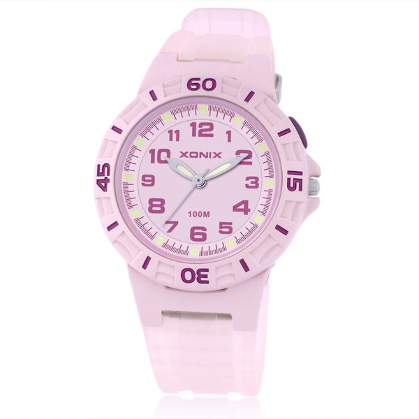 Έγχρωμο παιδικό ρολόι με λουράκι σιλικόνης