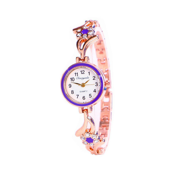 Mali ženski sat sa ukrasnim kamenčićima