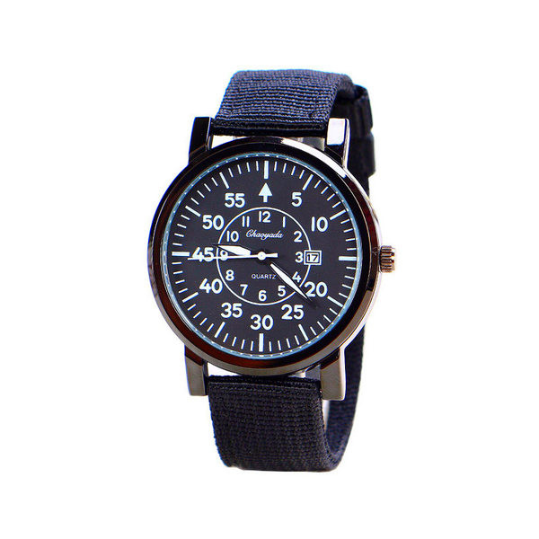 Muški kvarcni sat s tekstilnim remenom