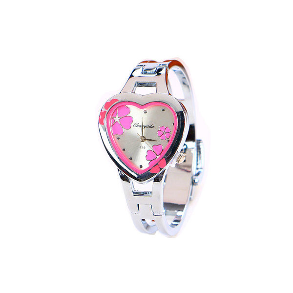 Μοντέρνο ρολόι με λουλούδια - δύο μοντέλα