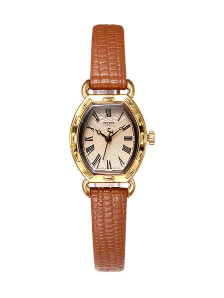 Γυναικείο ρολόι με λεπτό δερμάτινο λουράκι σε πολλά χρώματα