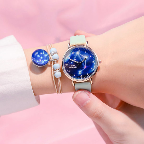 Γυναικείο καθημερινό ρολόι με δερμάτινο λουράκι