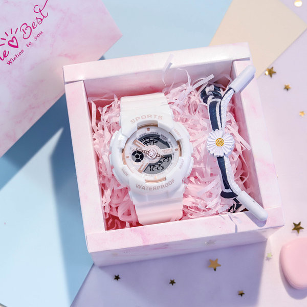 Γυναικείο ηλεκτρονικό ρολόι με στρογγυλό σχήμα