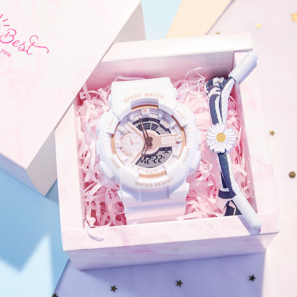 Αθλητικό-καθημερινό ρολόι με λουράκια σιλικόνης