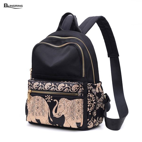 Ženski vodootporni ruksak s printom u boji