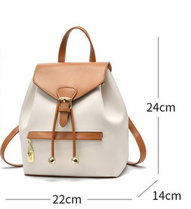 Μοντέρνο γυναικείο σακίδιο πλάτης από οικολογικό δέρμα - πολλά χρώματα