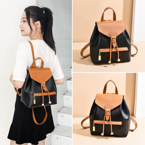 Μοντέρνο γυναικείο σακίδιο πλάτης από οικολογικό δέρμα - πολλά χρώματα