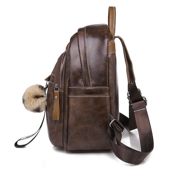 Ženski ruksak od eko kože u dvije boje