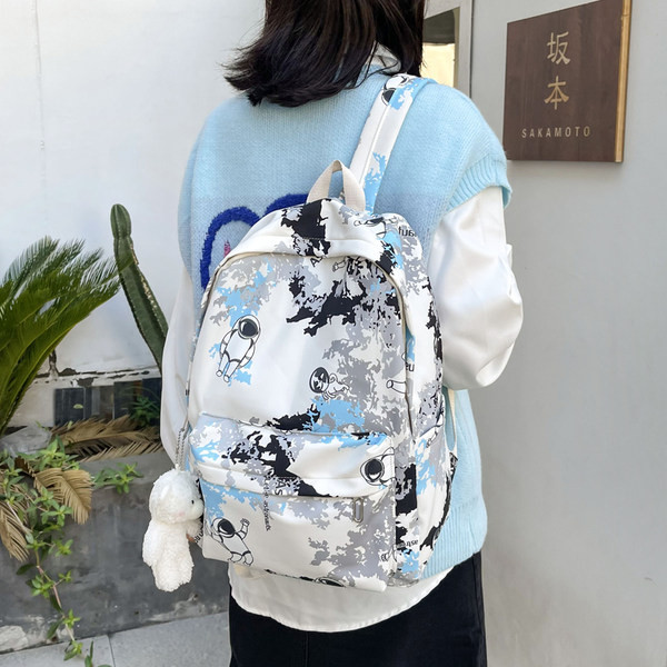 Šareni ženski tekstilni ruksak