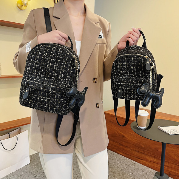 Ženski tekstilni ruksak u dvije veličine