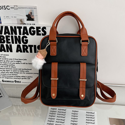 Γυναικείο ρετρό σακίδιο πλάτης με μενταγιόν