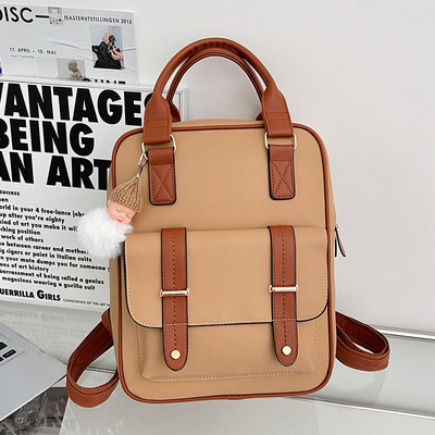 Γυναικείο ρετρό σακίδιο πλάτης με μενταγιόν