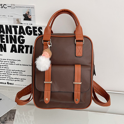 Γυναικείο ρετρό σακίδιο πλάτης με μενταγιόν