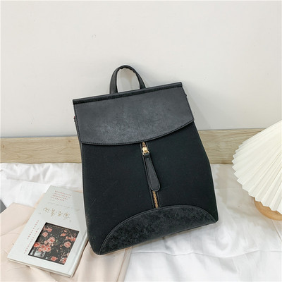 Γυναικείο ρετρό τετράγωνο σακίδιο από οικολογικό δέρμα