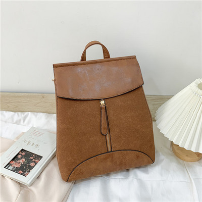 Γυναικείο ρετρό τετράγωνο σακίδιο από οικολογικό δέρμα