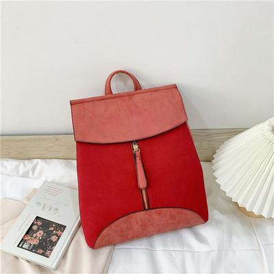 Γυναικείο ρετρό τετράγωνο σακίδιο από οικολογικό δέρμα