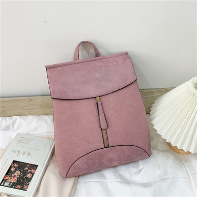 Γυναικείο ρετρό τετράγωνο σακίδιο από οικολογικό δέρμα