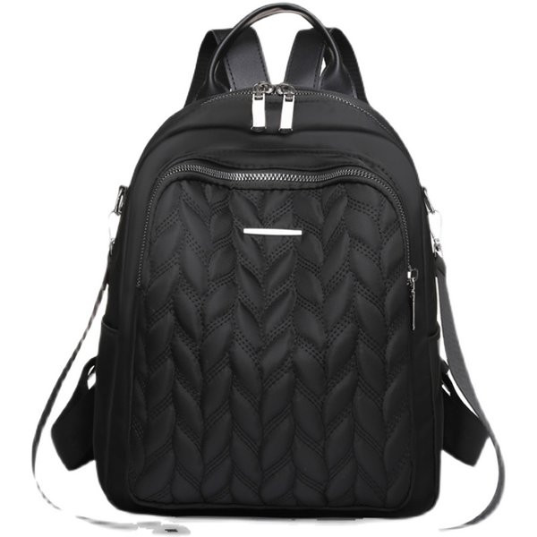 Ženski platneni ruksak s nekoliko pretinaca