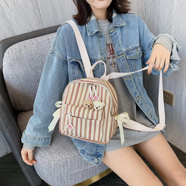 Prugasti ženski ruksak