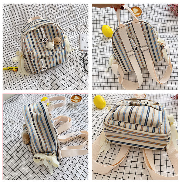 Prugasti ženski ruksak