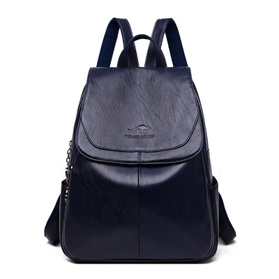 Naiste nahast lukuga seljakott