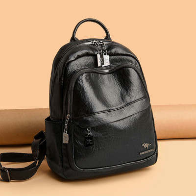 Naiste igapäevane metallist embleemiga seljakott