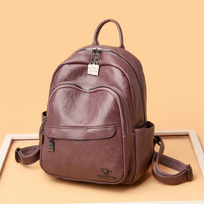 Naiste igapäevane metallist embleemiga seljakott