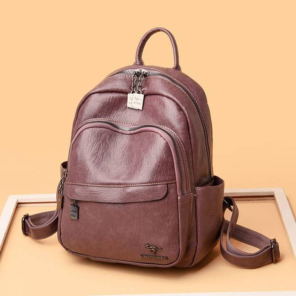 Naiste igapäevane metallist embleemiga seljakott