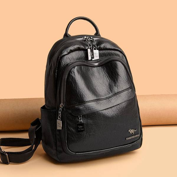 Naiste igapäevane metallist embleemiga seljakott