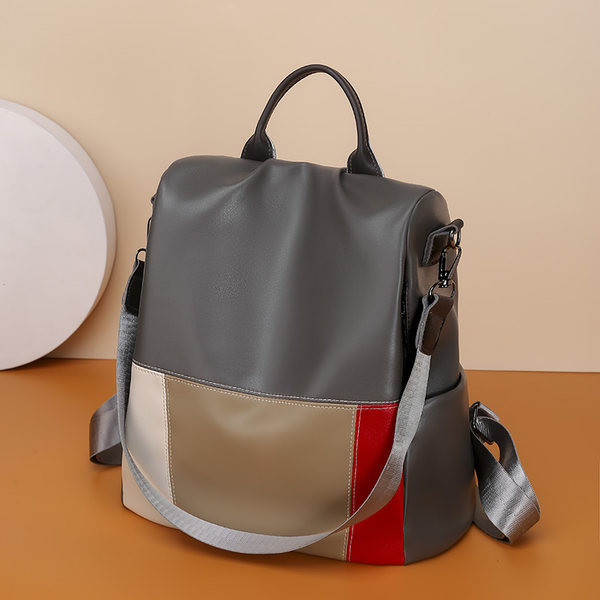 Šareni ženski ruksak od eko kože sa dvije ručke